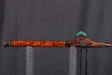 Purple Flame Rosewood Native American Flute, Minor, Mid A-4, #U9G (10)